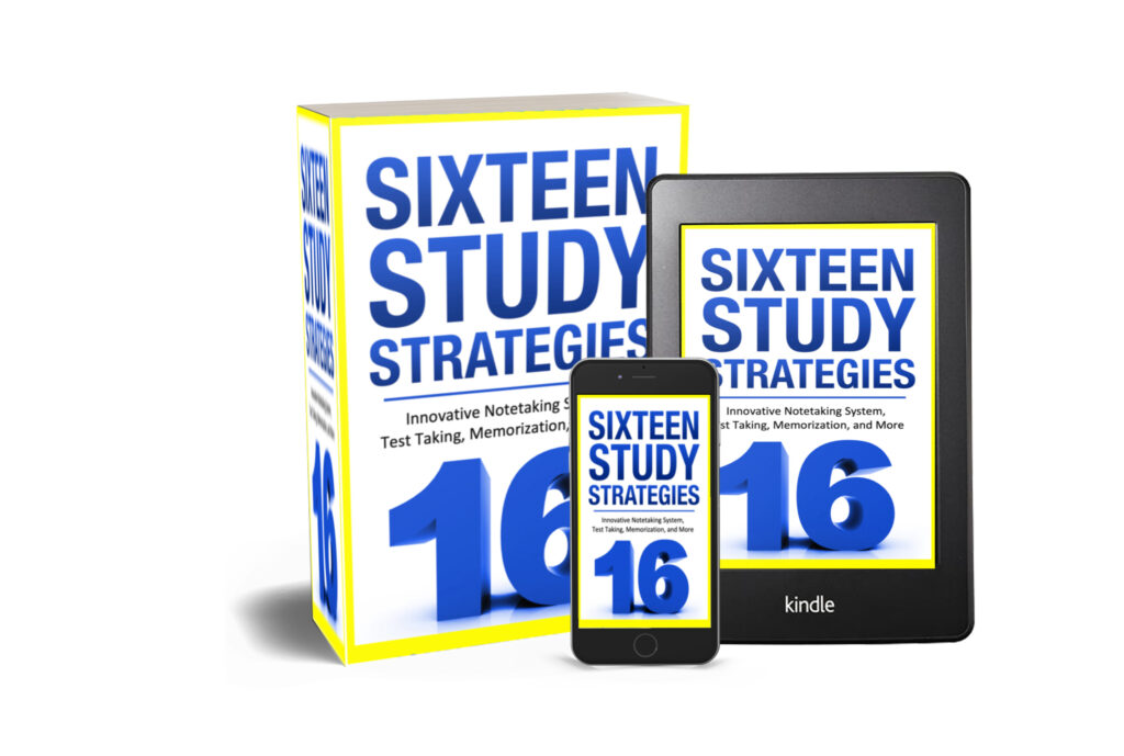 Cover of the Sixteen Study Strategies Book